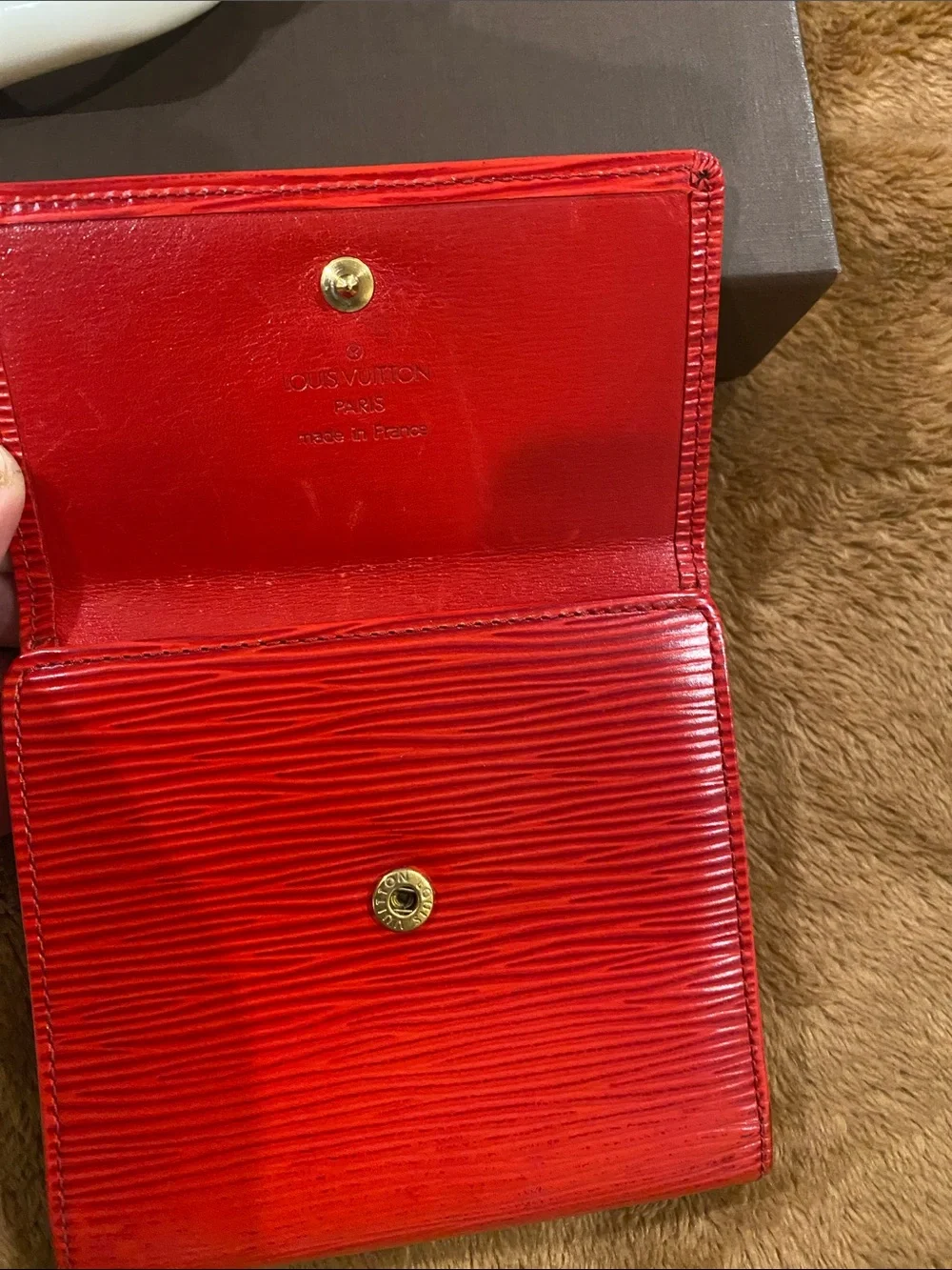 Louis Vuitton triple compact wallet